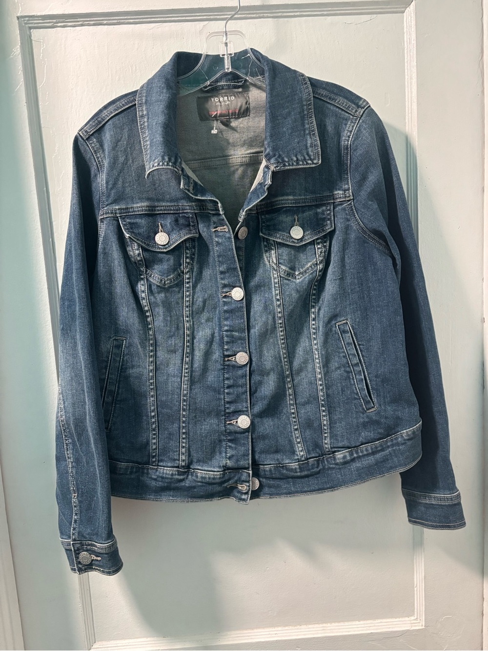 torrid Medium Wash Blue Denim Jacket